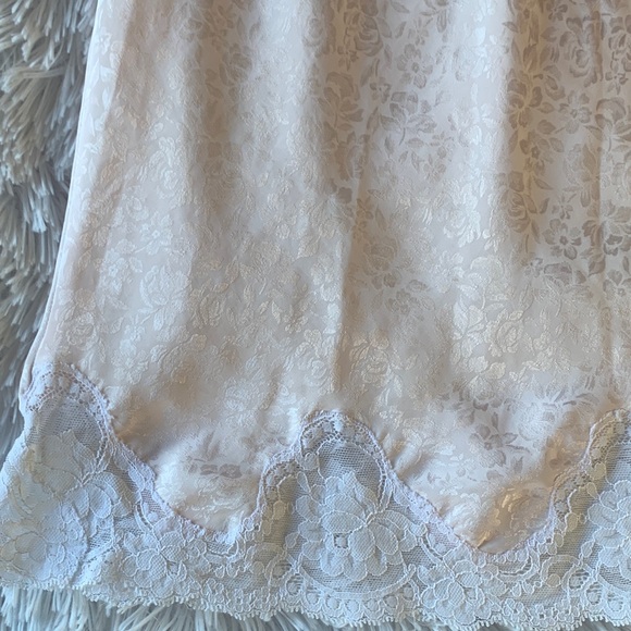 Vintage Christian Dior Petal Pink Lace Detail Slip - Picture 10 of 16